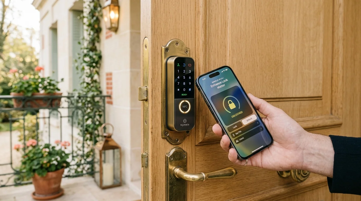 Smart lock connecté NFC - Serrurier Garches